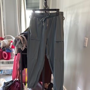 Women’s athletic joggers 🏃‍♀️ greenish grey color. Comfortable!